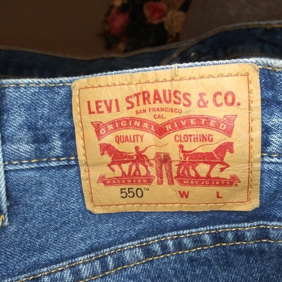 Levi's 550 Red Label 46 x 30 100% Cotton Relaxed Fit Jeans - Picture 10 of 16